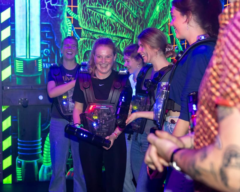 Aloha Amsterdam: Laser Tag Experience - Laser Tag Under a Bridge: The Amsterdam Setting