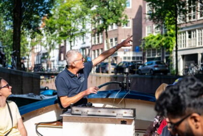 Amsterdam: 75 minute Open Boat Canal Cruise with Live Guide - Where to meet the Blue Boat Company dock (and how to get there)