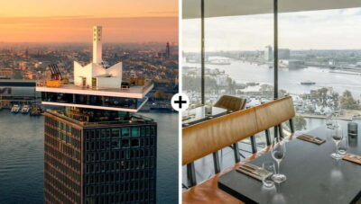 Amsterdam: A'DAM Lookout with Revolving Restaurant Moon - Getting there from Amsterdam CS: IJ promenade, EYE next door