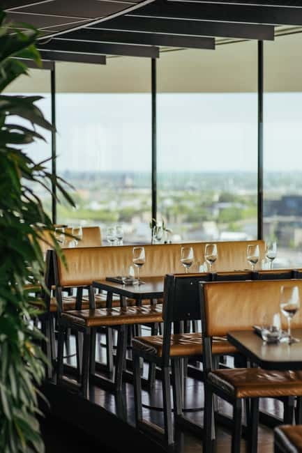Amsterdam: A'DAM Lookout with Revolving Restaurant Moon - Moon revolving restaurant: how lunch and dinner differ in reality