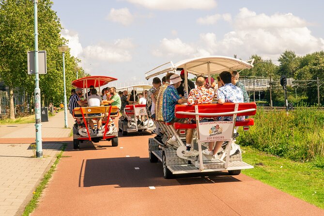 Amsterdam Beer Bike Blast Private Tour - With Beer On Tap - Beer on Tap and Fizzy Wine: How the Drinking Part Works