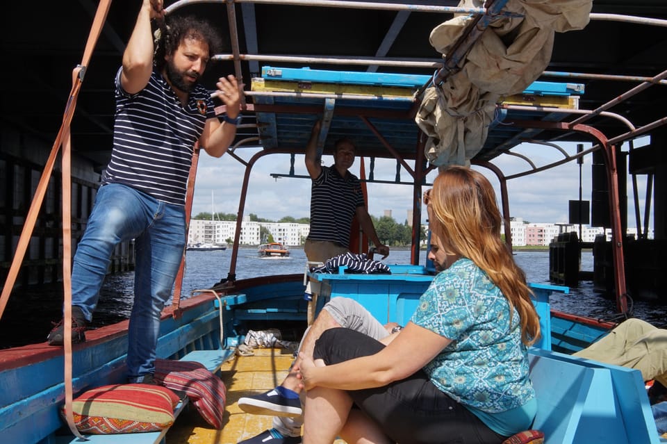 Amsterdam: Canal Cruise on a Wooden Refugee Boat - 90 minutes on the canals and Amstel: what the ride feels like