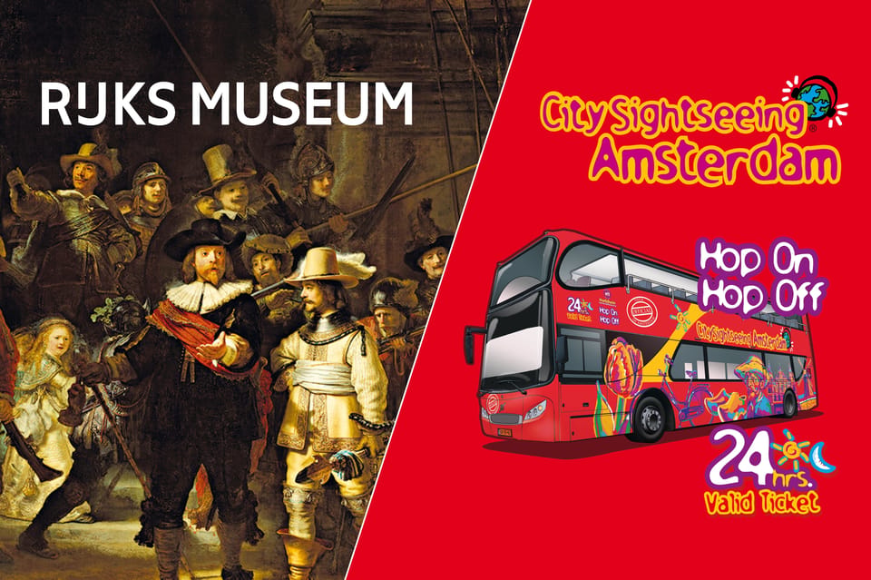 Amsterdam: Combo Rijksmuseum & Hop-On Hop-Off Bus - Rijksmuseum plus hop-on hop-off: how this combo really plays out