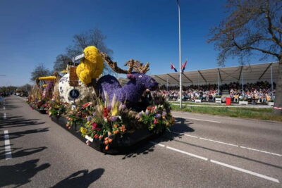Amsterdam: Day Trip to Flower Parade & Keukenhof on April 18 - VIP Flower Parade grandstand: why reserved seating pays off