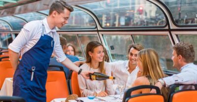 Amsterdam: Dinner Cruise with 4-Course Menu - From the IJ River to the Canal Belt: the nighttime sightseeing plan
