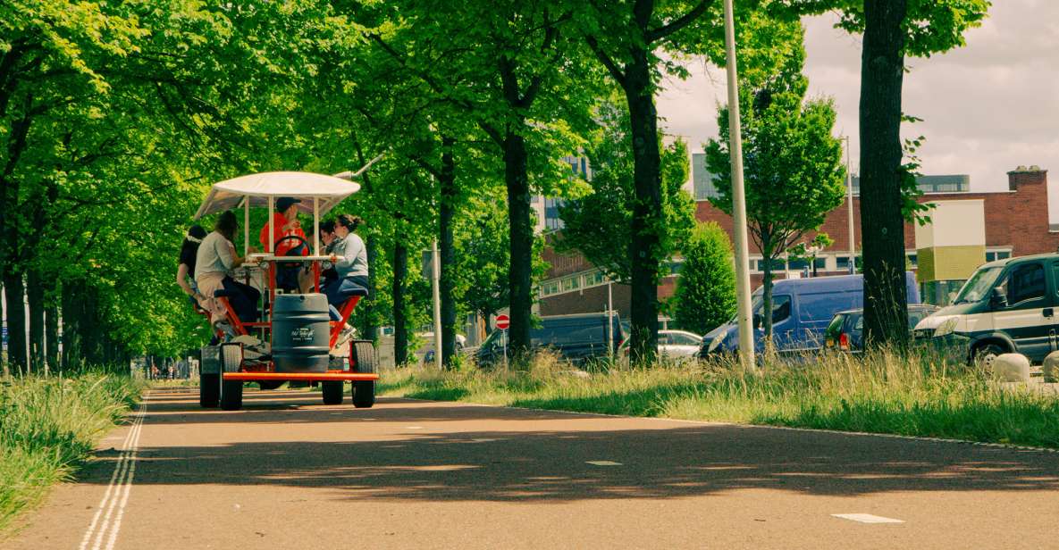 Amsterdam: Dutch Beer Bike Blast Tour with Onboard Bar - How the Dutch Beer Bike Blast tour really works