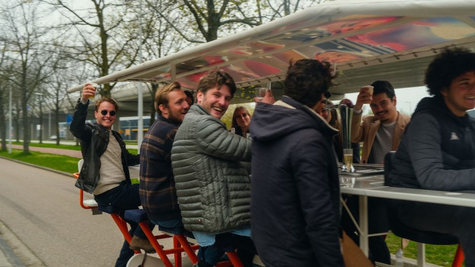 Amsterdam: Dutch Beer Bike Blast Tour with Onboard Bar - Onboard bar logistics: how the beer setup affects the experience
