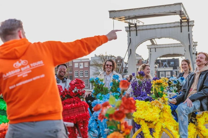 Amsterdam: Explore Canals, Guided Tour on Flower Bikes - What to Bring (and the Stuff That Helps Immediately)