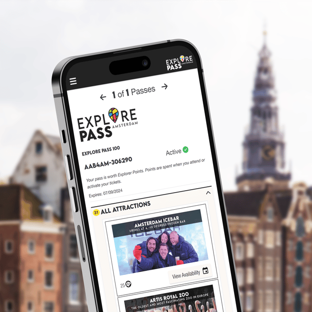 Amsterdam: Explore Pass with Over 35 Attractions - Science, Animals, and Interactive Stops: ARTIS, Micropia, NEMO, WOND R