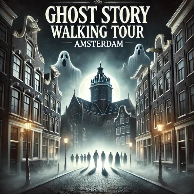 Amsterdam: Ghastly Grachten: ghost stories&dark history tour - First Stop: Those Dam Boat Guys Check-In, Straight to the Night
