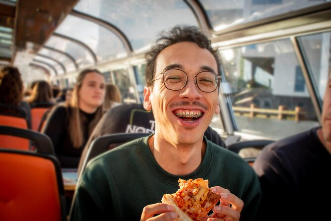 Amsterdam Guided Cruise with New York Pizza, Drinks and Ice Cream - Value check: is $45.01 for pizza, drinks, and a canal cruise a fair deal?