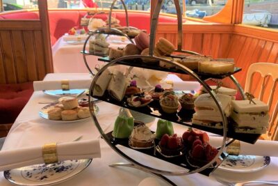 Amsterdam: High Tea Cruise - The high tea spread: more than sandwiches and cookies