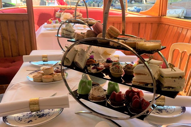 Amsterdam: High Tea Cruise - The high tea spread: more than sandwiches and cookies