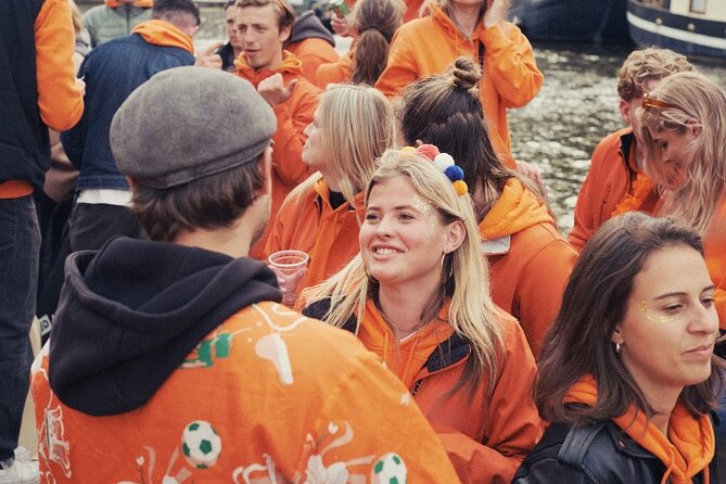 Amsterdam King’s Day Boat Party with Unlimited Drinks 2026 - What’s not included: snacks (so plan your food timing)