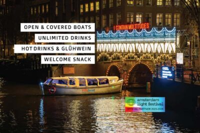Amsterdam: Light Festival Boat Tour with Warm Drinks - KINboat’s Open Boat Comfort: Blankets, Tea, and Getting the Best Sightlines