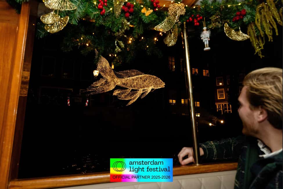 Amsterdam: Light Festival Heated Cruise with Drinks Option - Duration and pacing: 75 minutes that fit a winter evening