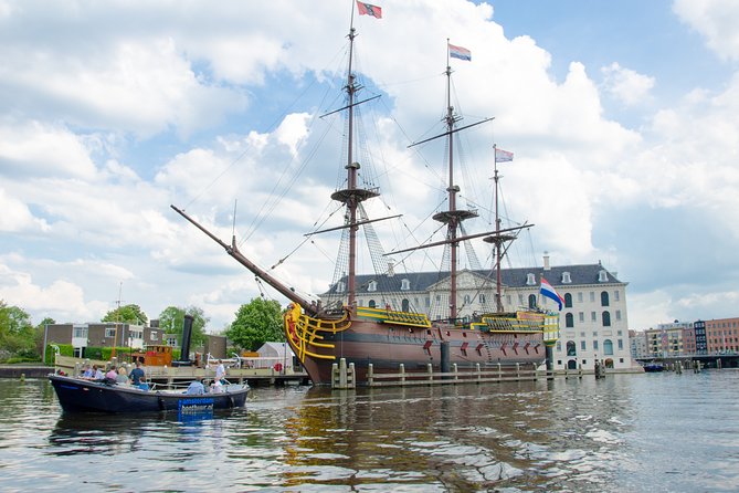Amsterdam Open Boat Sightseeing Canal Cruise - Amstel River Hotel Moments: InterContinental Amstel Amsterdam as a River Landmark