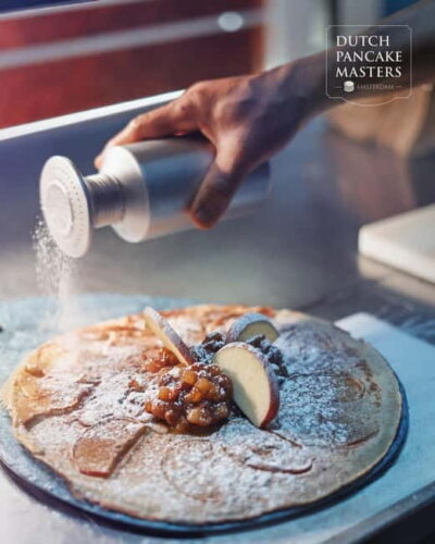 Amsterdam: Pancakes at Dutch Pancake Masters - The room itself is the show: Dutch master art you can actually enjoy while eating
