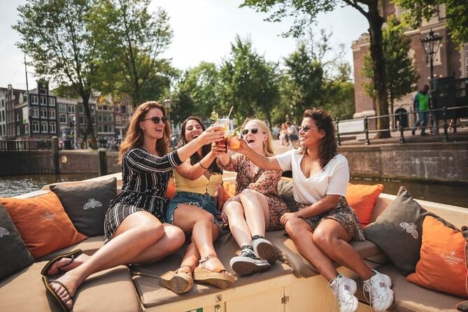 Amsterdam Private Boat Trip with Pizza and Unlimited Drinks - Pizza choices and unlimited drinks: what onboard actually means
