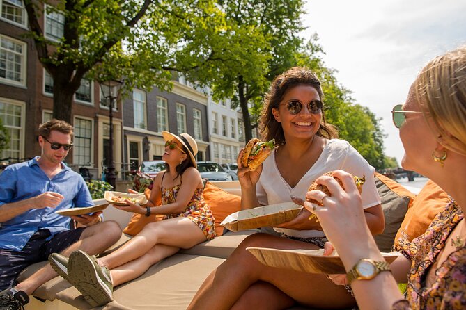 Amsterdam Private Boat Trip With Skipper, Burger and Beers - A private Amsterdam canal cruise with food and a real skipper personality