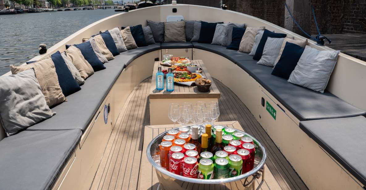 Amsterdam: Private Canal Booze Cruise with Unlimited Drinks - NEMO Science Museum: a short pass that’s great for photos