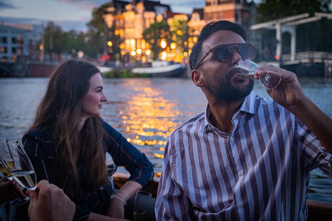 Amsterdam Private Dinner Cruise incl Drinks & 2-course Dinner 2hr - Passing Anne Frank House and Other Canal-Side Sights