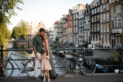 Amsterdam: Private Photoshoot in iconic locations - Meeting at Cobra Cafe by Rijkmuseum gardens