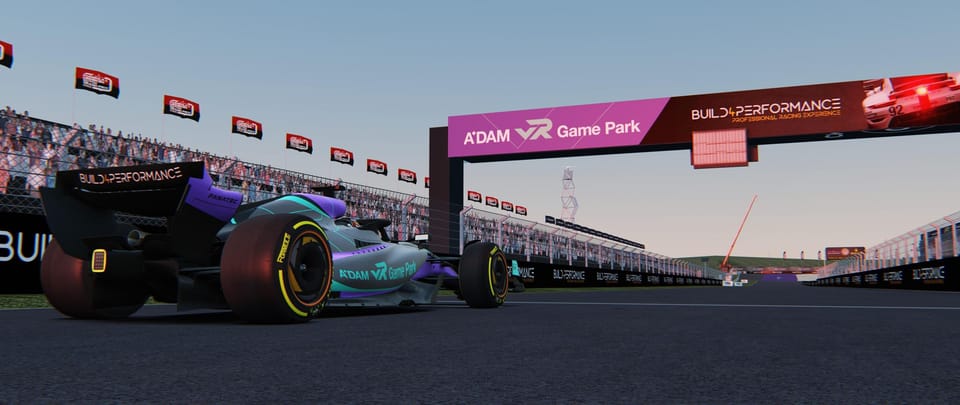 Amsterdam: Racing Experience at A'DAM VR Game Park (no VR) - The instructor and the no-VR reality check