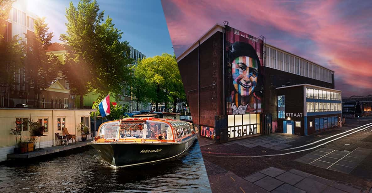 Amsterdam: STRAAT Museum and Canal Cruise Combination Ticket - From museum to boat: how the cruise piece actually fits