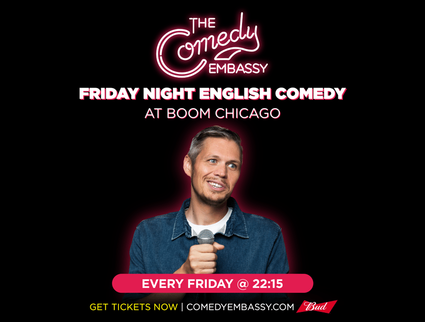 Amsterdam: The Comedy Embassy Stand-Up Show - English-speaking comedians and the Amsterdam angle you’ll actually notice