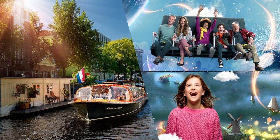 Amsterdam: This Is Holland 5D Flight and Canal Cruise Combo - The 1-hour canal cruise: views, merchant houses, and GPS audio