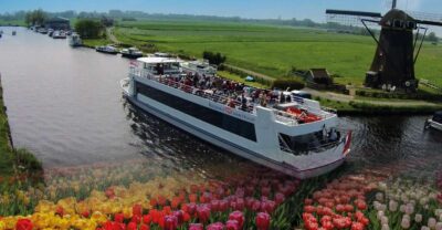 Amsterdam: Tour to Keukenhof Gardens with Windmill Cruise - Warmond windmill cruise: the 5 meters below sea level part