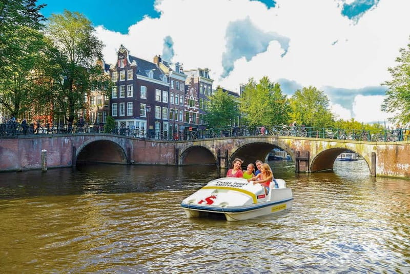 Amsterdam: Unique Pedal Boat Experience in the Canals - Pedal Boat Basics: What canal biking feels like