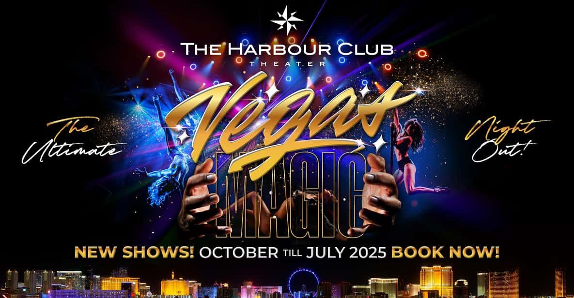Amsterdam: VEGAS Dinner Show with 3-Course Sharing Menu - VEGAS at the Harbour Club Theater: what you’re actually buying