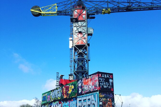 Amsterdam's Hidden Gems and Street Art Bike Tour - NDSM Wharf: ramps, cranes, and street art built for bikes