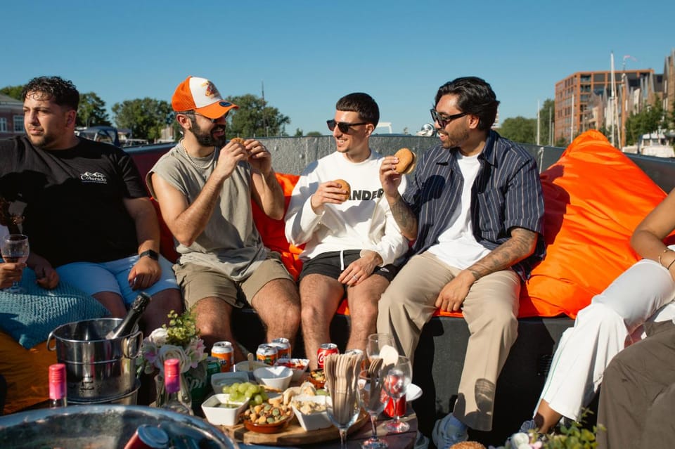 BBQ on Board Haarlem Cruise - The canal route: Grote Kerk to Molen de Adriaan views