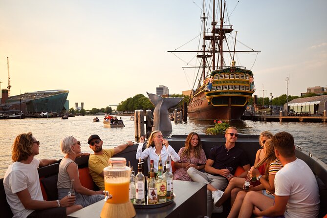 Classic Salonboat Tour in Amsterdam Including Cheese and Wine - Magere Brug and the Skinny Bridge Moment
