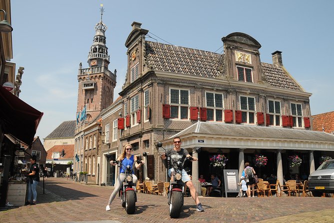 E-scooter rental Volendam - Countryside of Amsterdam - Monnickendam: Bronze-Brick Streets, Harbour Views, and a Beer Brewery Stop