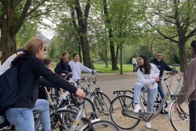 Explore Amsterdam by Bike in the Company of a French Local Guide - Meeting at IJdok and Getting Ready to Ride