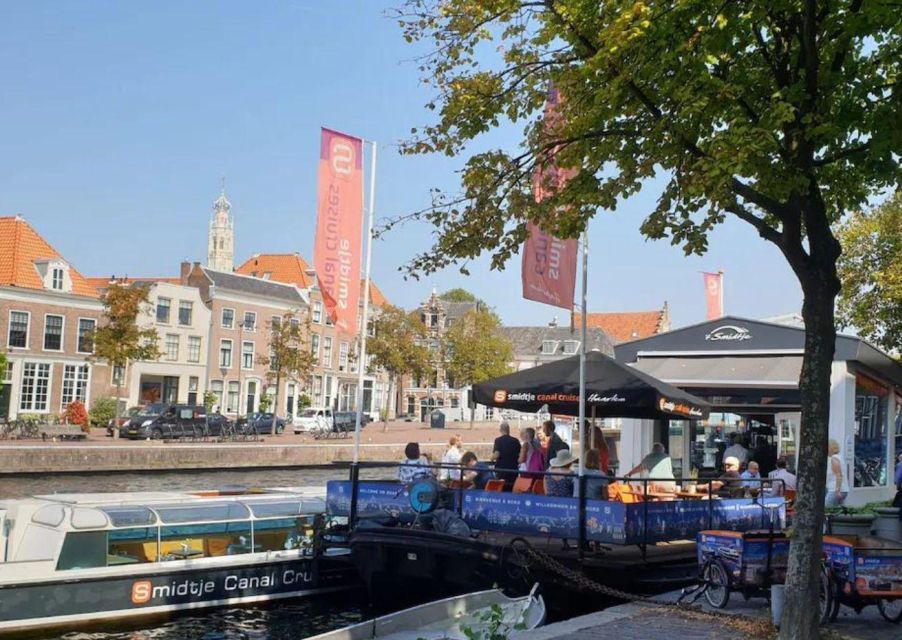 Haarlem: Dutch Windmill & Spaarne River Sightseeing Cruise - Teylers Museum and the start of the guided flow