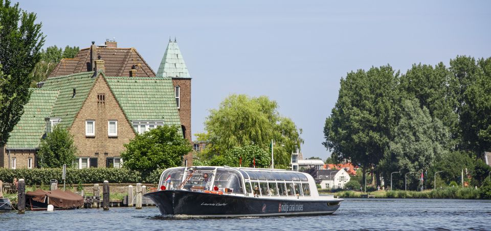 Haarlem: Dutch Windmill & Spaarne River Sightseeing Cruise - The Unicorn Windmill: a second mill view, same river, new perspective