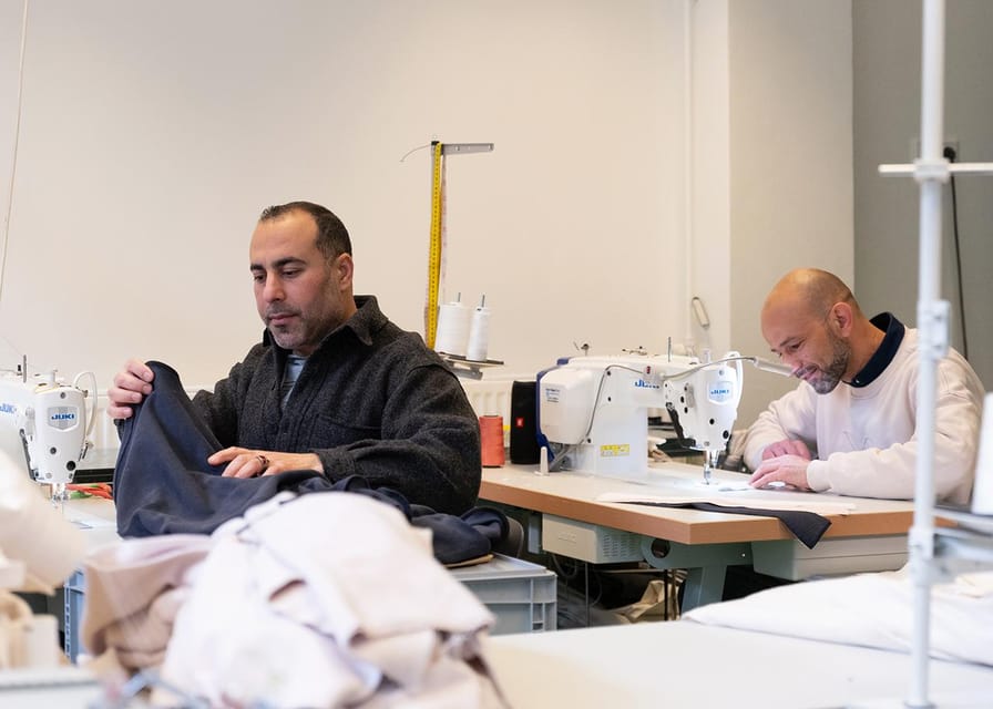 New Optimist: Atelier Visit & Shopping tour - The guided part: 30 minutes inside garment making and circular design