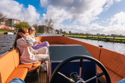 Private Electric Boat Rental in Haarlem (No License Required) - The Haarlem canal view: why this perspective works