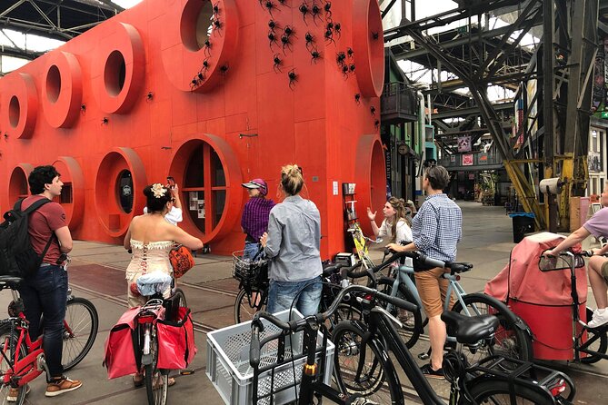 Private Guided Tour of Contemporary Amsterdam Noord by Bike - The Crane Hotel: when architecture uses leftovers on purpose