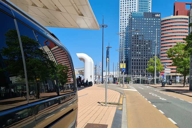 Private Minivan transfer to Rotterdam - What happens during the ride: communication, luggage help, and onboard Wi-Fi