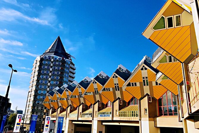 Rotterdam, Delft, The Hague Day Tour Incl. Madurodam/Royal Delft - Rotterdam First: Market Hall and the Port-City Mood