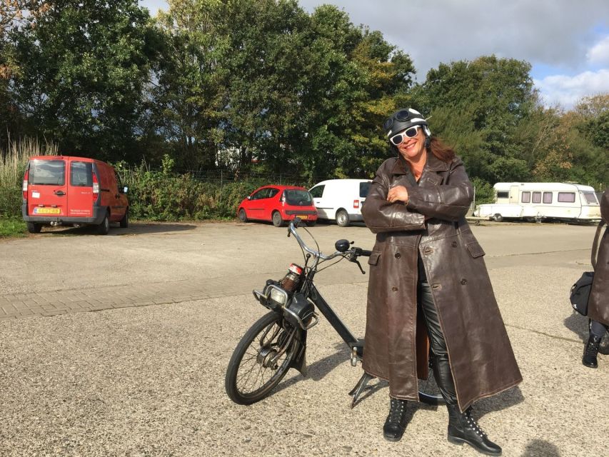 Texel: Solex Moped Rental - Using the included road map to build your own Texel loop