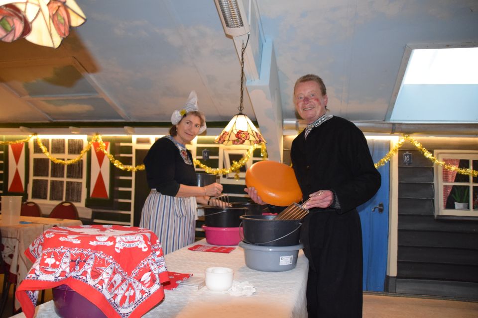 Volendam: 2.5-Hour Cheesemaking Workshop & Clog Making Tour - Tastings at the shop: Gouda, Edam, stroopwafel, and fruit wine